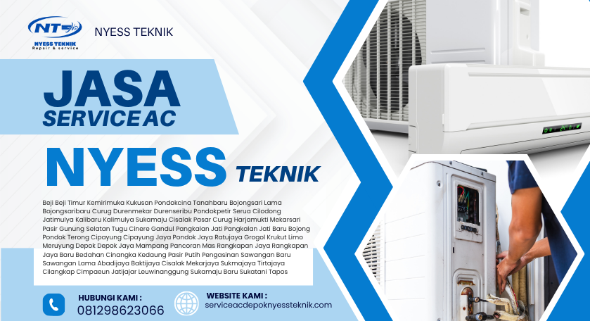 Service dan Cuci AC Depok: Nyess Teknik Siap Layani 24 Jam (081298623066)