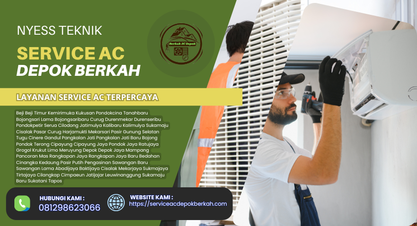 Cuci AC Murah Limo Depok Layanan Panggilan Cepat dan Berkualitas (081298623066)