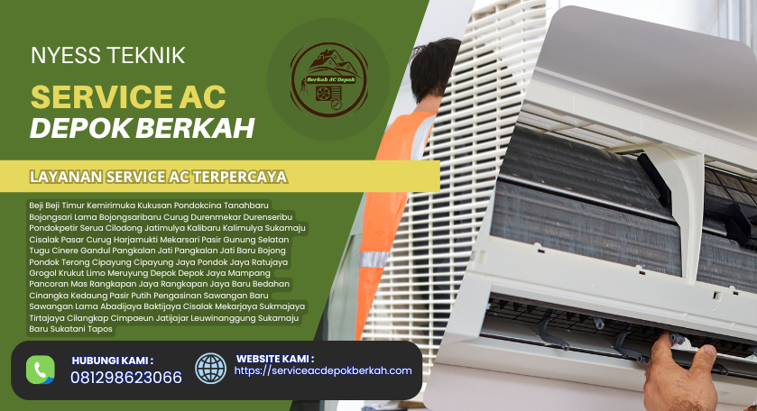 Cuci AC Panggilan Depok Profesional dan Cepat Layanan Rumah dan Kantor 081298623066