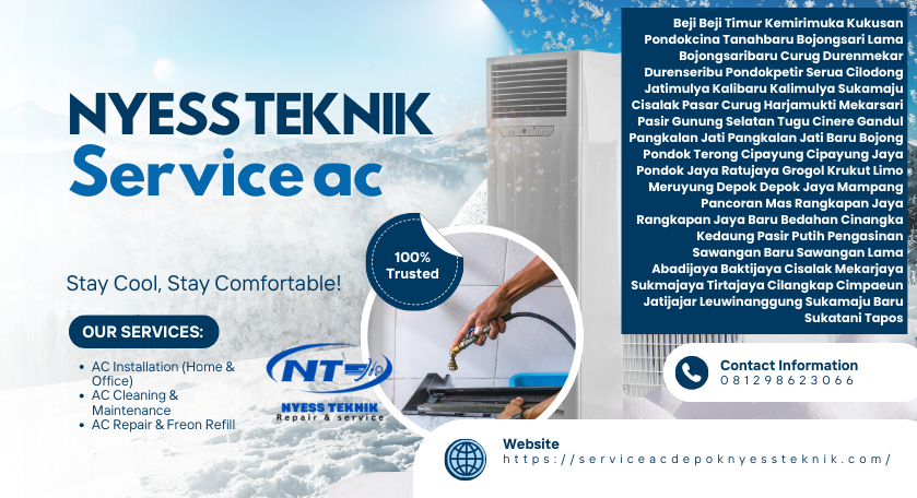 Cuci AC Kukusan Depok Profesional | 081298623066