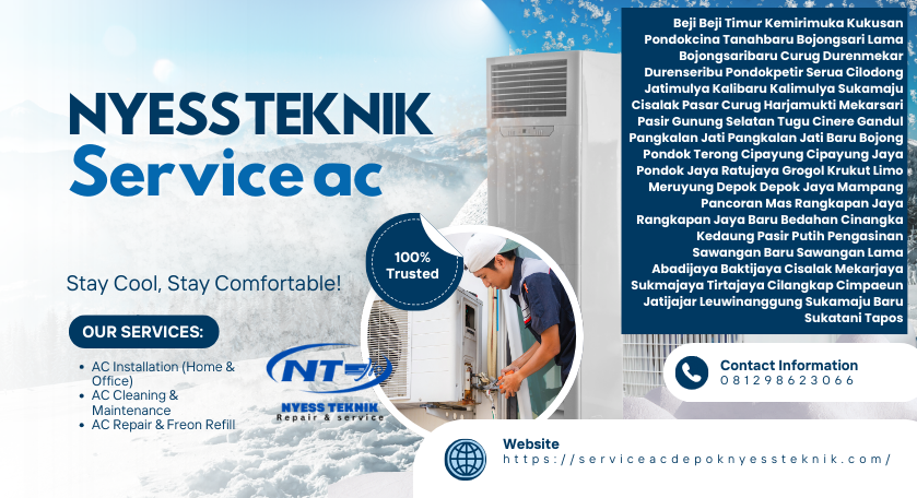 Tukang AC Terdekat Depok 081298623066