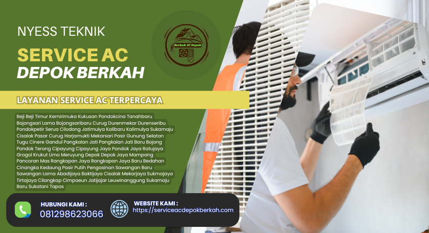 Cuci AC Terdekat Depok Profesional dan Cepat Layanan Panggilan 081298623066