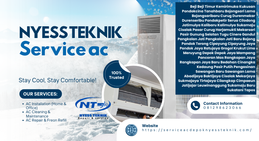 Cuci AC Beji Depok Profesional | 081298623066