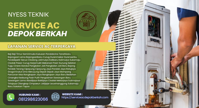 Tukang Service AC Pancoran Mas Depok Profesional dan Panggilan Cepat 081298623066