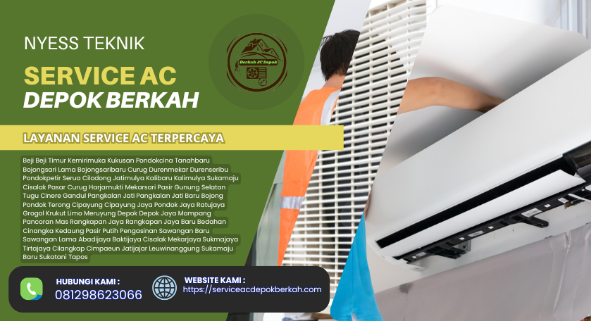 Tukang Service AC Pancoran Mas Depok Profesional dan Panggilan Cepat 081298623066
