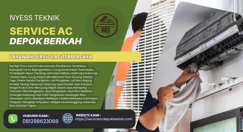 Cuci AC Ramah Kantong di Depok Layanan Profesional dan Bergaransi 081298623066