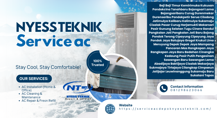 Cuci AC Ramah Kantong Depok Profesional (081298623066)