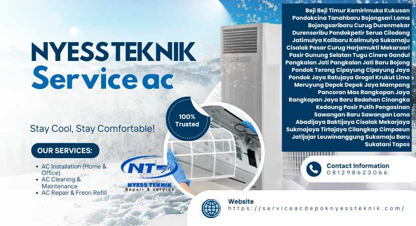 Cuci AC Terbaik Depok Profesional (081298623066)