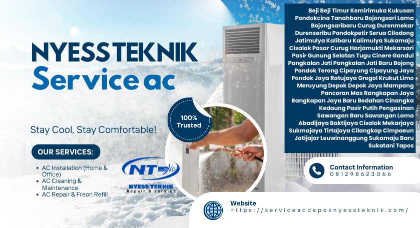 Jasa Cuci AC Ramah Kantong Depok | 081298623066